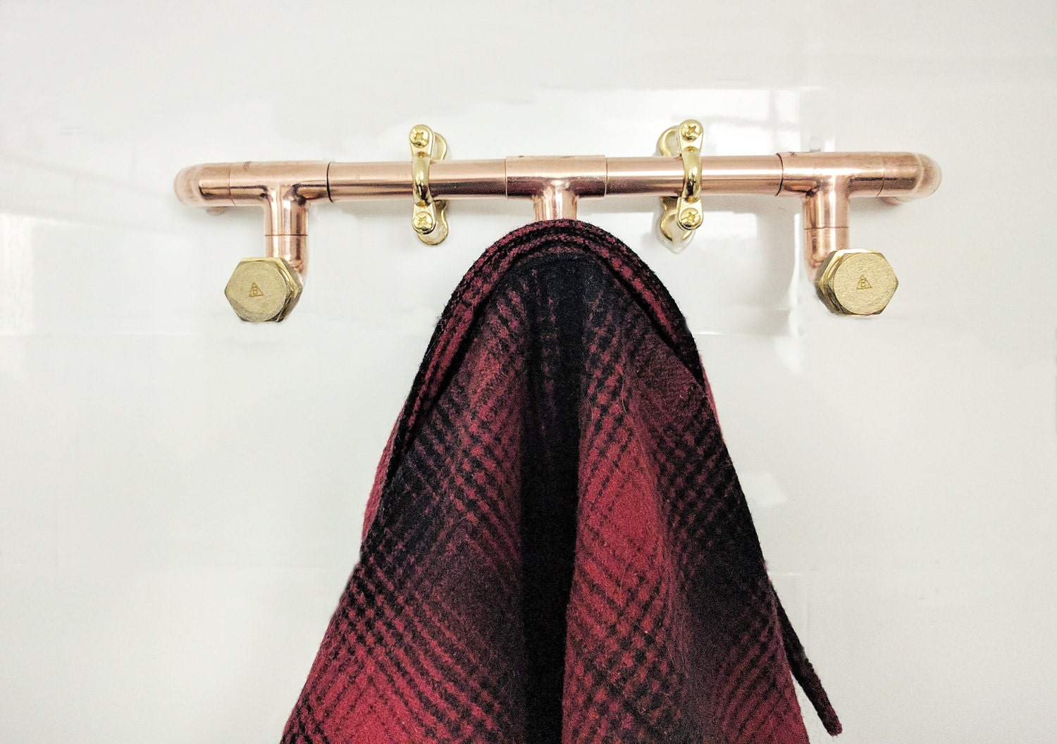 Industrial Wall Mounted Coat Rack Hook Towel Hooks Coat Rack