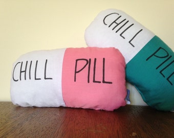 chill pill pillow