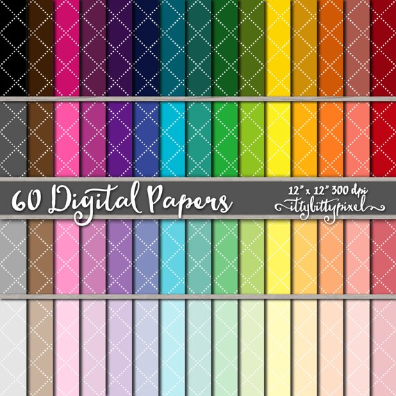 Lattice Scrapbook Paper, Diamond Scrapbooking Paper, Lattice Digital Paper, L...