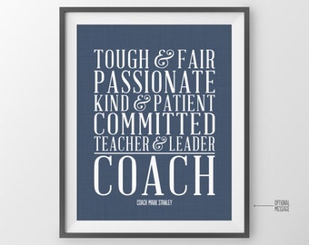 Coach Thank You Gift for Coach Gift from Team Gift for Coach Gift Soccer Coach Baseball Team Gift Volleyball Coach Gift Basketball Coach