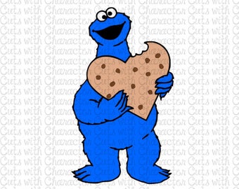 Cookie monster svg | Etsy