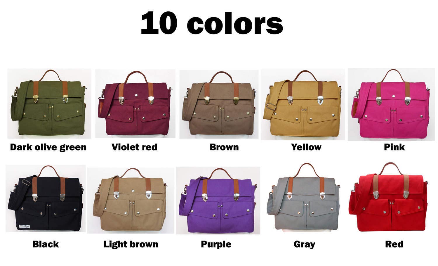 Dark Olive Green Messenger Bags/Handbags/Bags&Purses/School