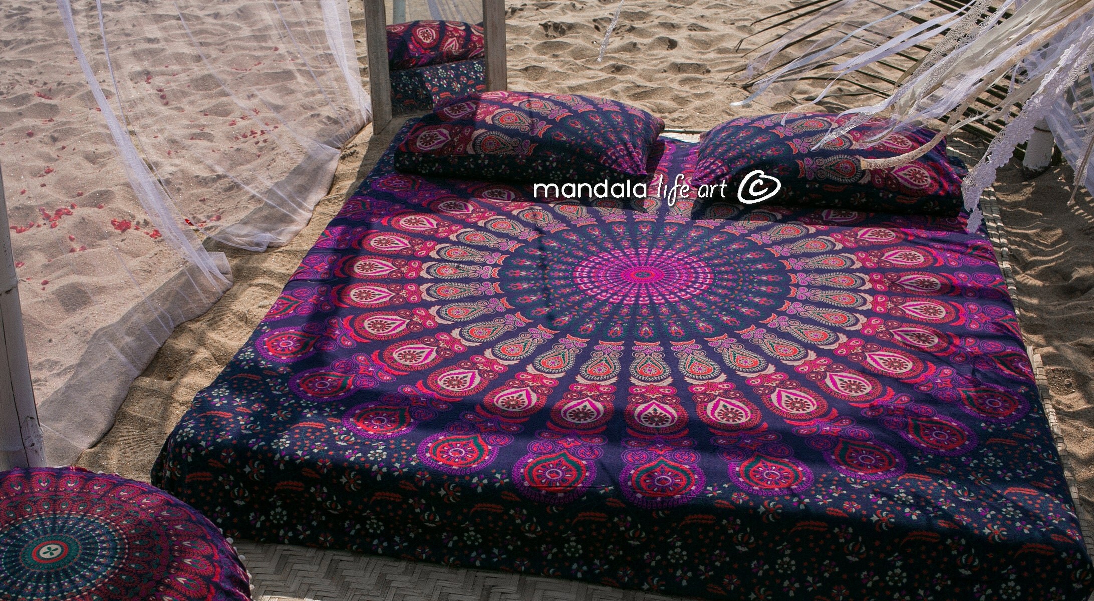 Bohemian Tapestry Bedding Boho Tapestry Decor For Bedroom