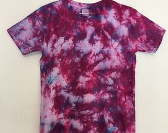 SALE! Pink Splash Tie Dye Tshirt Unisex Fit / Crop Top Option