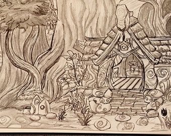 Val'sharah - World of Warcraft Original Drawing