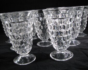 Fostoria American Ice tea tumbler Vintage 6" tall