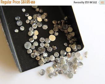 ON SALE 50% Natural Diamond, Rose Cut Diamond, Rough Diamond, Raw Diamond, Uncut Diamond, 3mm To 2mm Each, 12 Pieces Approx