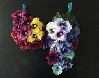Pansy Electric Forest Rave Bra