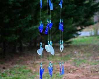 Adelle - Sea Glass Wind Chime, Sun catcher, Interior Decoration, Garden Decoration, Interior Design, Baby Nursery
