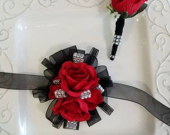 Bling corsage | Etsy