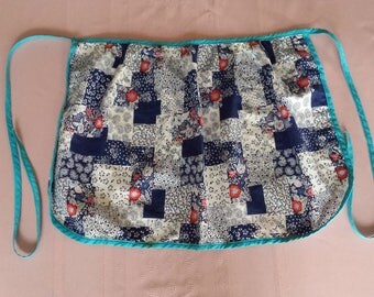Vintage child's apron, patchwork, pinny, kitchen, cooking