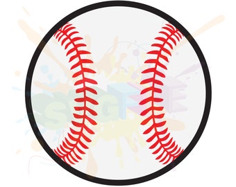 Baseball SVG Files for Cricut Cutting Sports Balls Designs - SVG Files for Silhouette - Instant Download