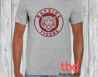 Bayside Tiger Graphic Tee Unisex Softstyle Semi-Fitted (tee saved by the bell inspired for mens womens)