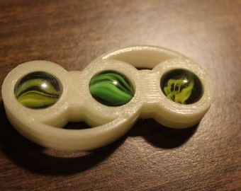 Minamilst Wave Marble EDC spinner Fidget: 3D printed for work, Autism, ADHD, SPD, stress toy, fiddle,