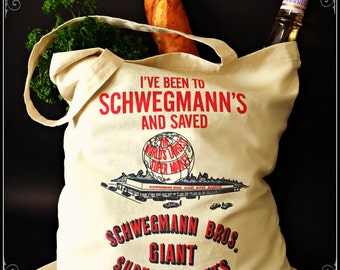 Heavy Duty Canvas Schwegmann's Grocery Bag , Metairie, Louisiana, NOLA