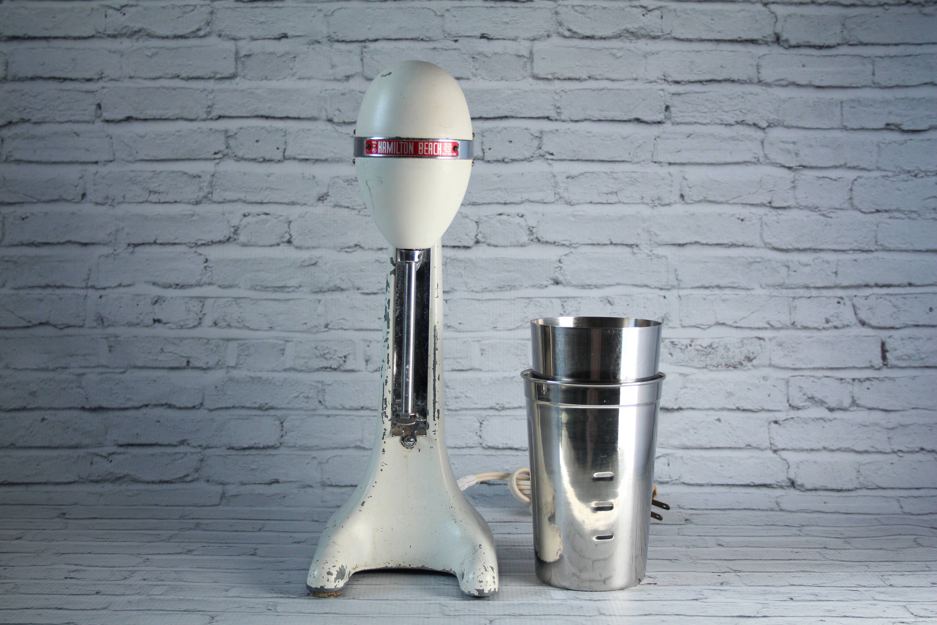 Vintage 1950s Hamilton Beach Malted Milkshake Mixer Blender