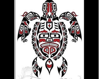 First Nations Turtle | Etsy