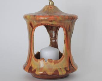 Drip Glaze Ceramic Ash Tray now Candle Holder(!)