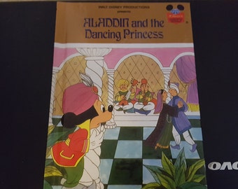 Disney Aladdin and the Dancing Princess 1983 printing