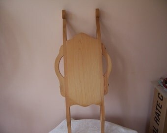 Unfinished Wood Victorian Sled - 30" x 12 5/8"