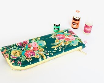 Essential Oil Storage Bag - Pouch - Doterra & Young Living 5ml / 15ml Purse - Bag - Storage for Bottles and Vials