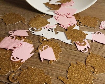 alice in wonderland decorations,alice in wonderland confetti, tea cup confetti, tea party decor, alice in wonderland party decor, unbirthday