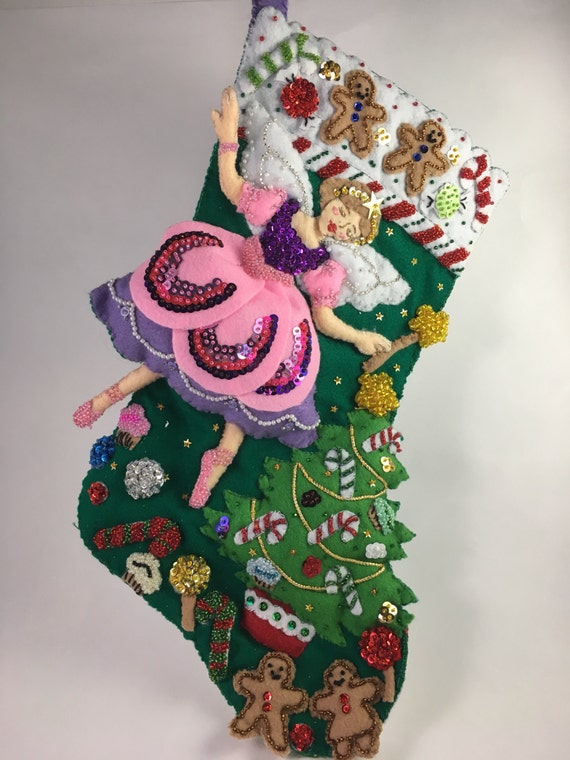 sugar plum faerie christmas stocking christmas decoration sugar plum faerie christmas stocking christmas decoration