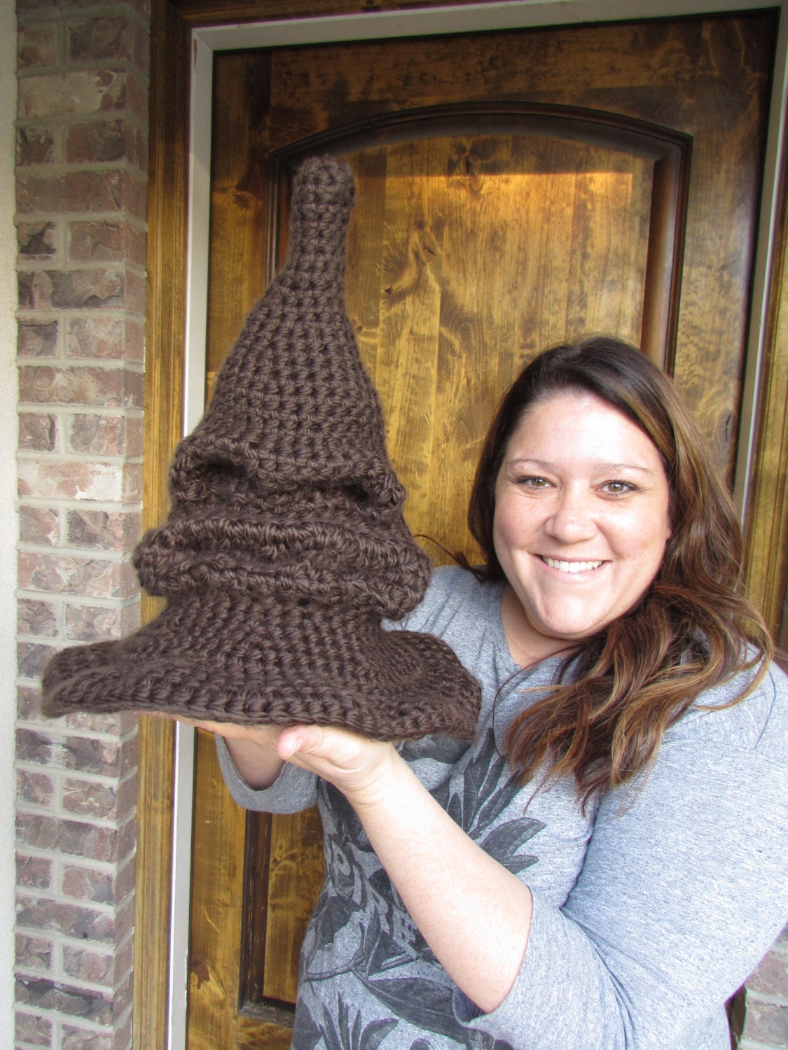 Full Size Harry Potter Crocheted Sorting Hat. Large 14 inches