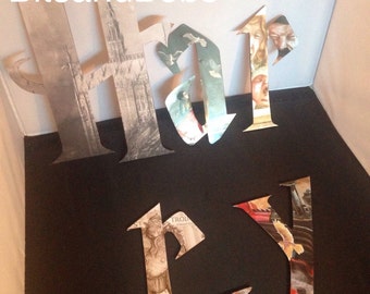 Harry Potter letters, wooden letters , present , party , wedding , Harry Potter room