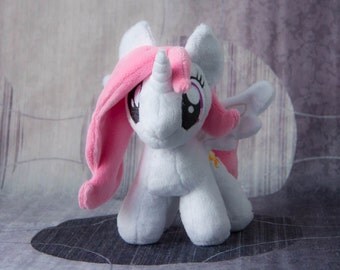 Plushie Princess Celestia filly Tia Custom Plush handmade my little pony friendship is magic alicorn toy