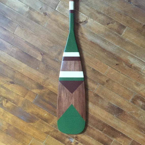 Artisan painted canoe paddle customized by TipsyCanoeDesigns