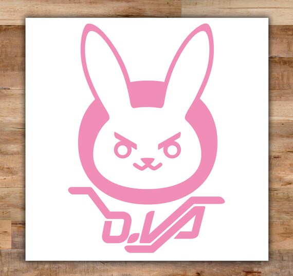 Overwatch D.Va Decal D.Va Overwatch Decal Bumper Sticker