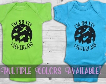 Peter Pan, I'm so fly I neverland, Mutliple colors available