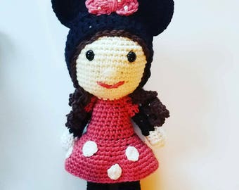 crochet minnie mouse doll