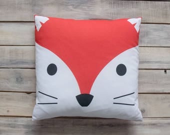 READY TO SHIP! Funny Fox pillow