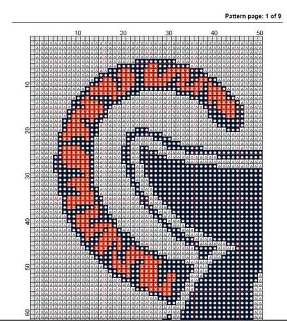 Pattern Maker Detroit | detroit tigers alternate logo cross stitch pattern from Pattern Maker Detroit | detroit tigers alternate logo cross stitch pattern from