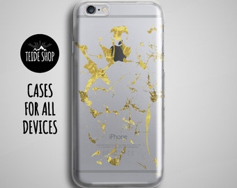 Gold Clear iPhone 7 Case iPhone 7 Plus Case Clear iPhone 6S Case iPhone 6S Plus Case iPhone SE Case iPhone 6 Case Clear Phone Case Glitter