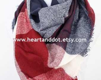 plaid blanket scarf, womens blanket scarf, gift for her, christmas gifts, Plaid Scarf, Tartan scarf, Blanket plaid scarf, Oversized Scarf