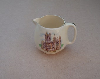 Crown Devon Fielding's Jug - Buckfast Abbey - Vintage Crown Devon