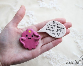 2 PC Set magnets Adventure Time magnet Cartoon magnet Lumpy Space Princess magnet Fridge magnets Decorative magnets