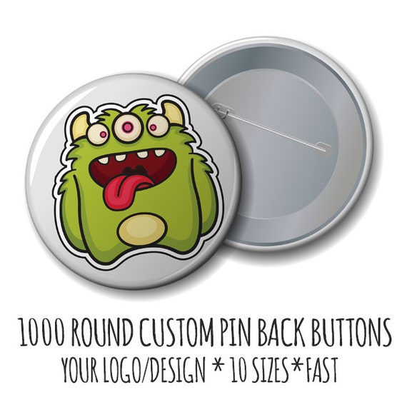 Customized Buttons Custom Buttons 1000 Buttons Logo
