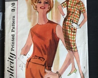 Vintage Simplicity Skirt Suit Pattern 3990