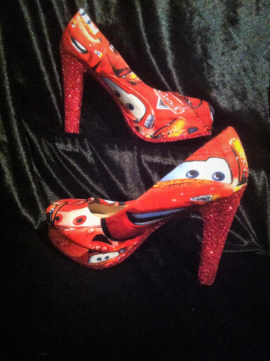disney cars / lightning mcqueen heels / shoes sizes uk