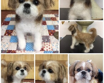 Custom Made Needle Felted Dogs "Mini-Pup"