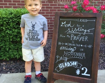 Big brother announcement shirt, big brother shirt, going to be a big brother, big brother announcement, deer shirt, oh deer shirt, boys shir