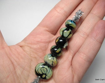 Destash Unknown Artisan Lampwork bead lot #6