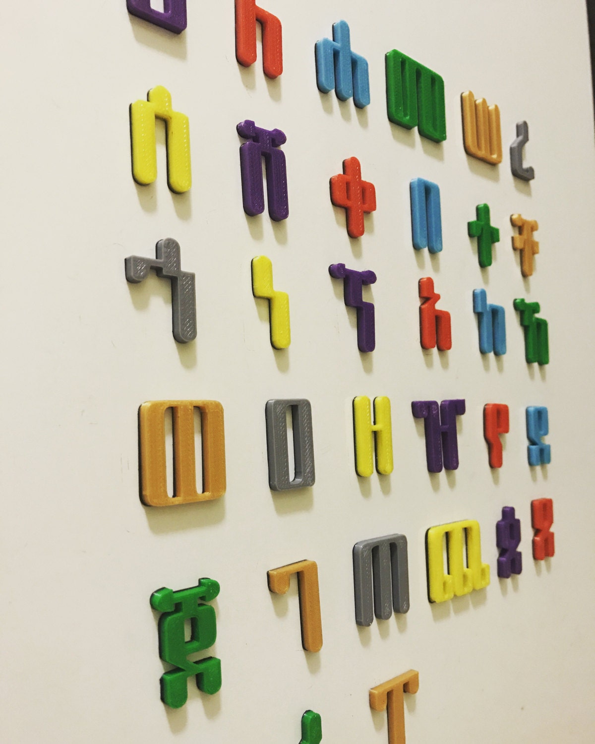 Design Alphabet Magnets amharic fidel alphabet magnets ha hu magnets
