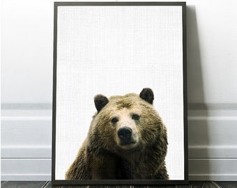 Bear Wall Art lion print modern printable lion wall art lion poster Bear Wall Art lion print modern printable lion wall art lion poster