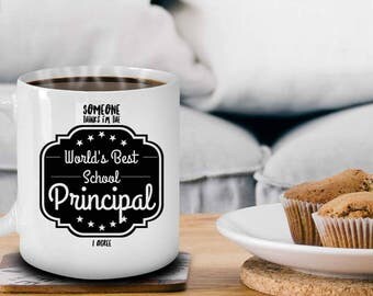 Principal Gift, Christmas Gifts, School Principal, Appreciation Gifts, Coffee Mug ~ Gift Women, Gift for Men ~ White Ceramic Mug