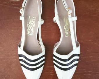 salvatore ferragamo pointed flats